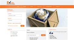 Desktop Screenshot of excelaircargo.com